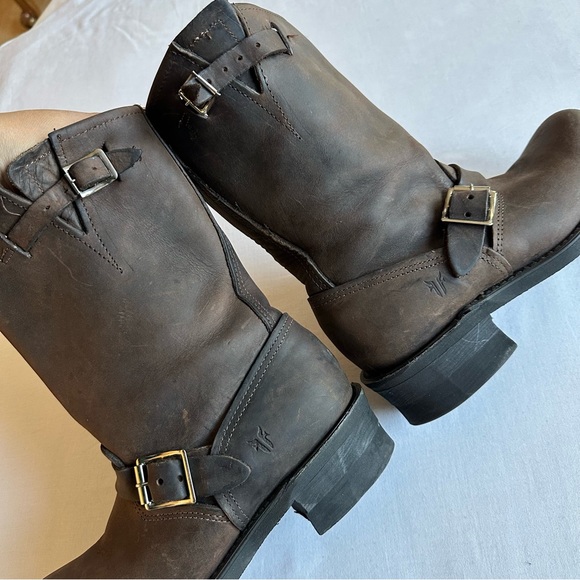 Frye Shoes Authentic Frye Womens Leather Boots Poshmark